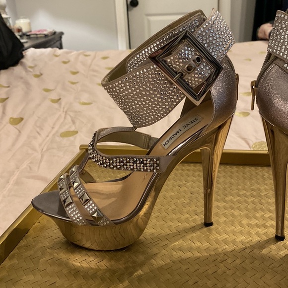 Jessica Simpson rose/lavender metallic Zinah platform - Picture 7 of 16